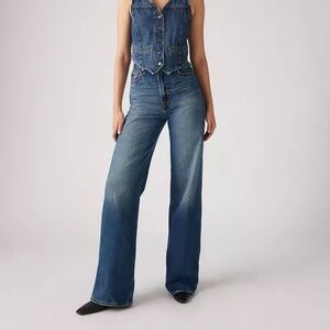 Levi's Classic Blue Wide Leg Jeans